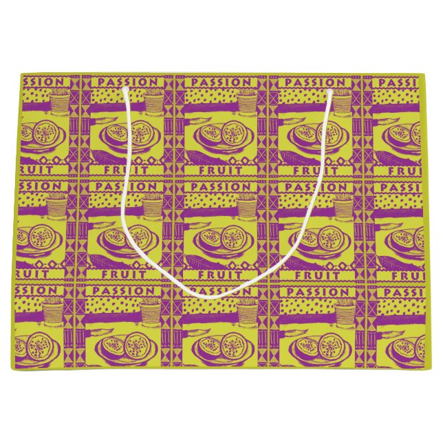 Passion Fruit Large Gift Bag (Front)