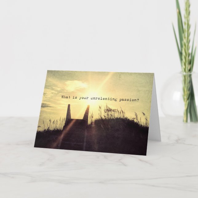 PASSION Greeting Card (Front)