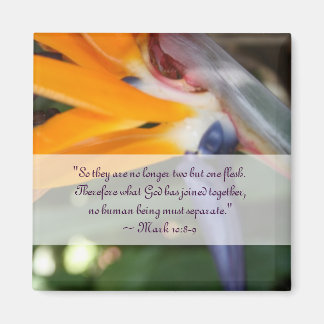 Passion in Paradise Christian Wedding Favour Magnet