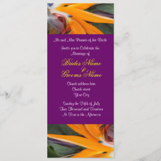 Passion in Paradise Tropical Wedding Invitations