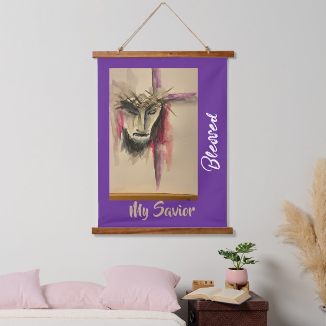 Passion of Christ Hanging Tapestry (Bedroom)