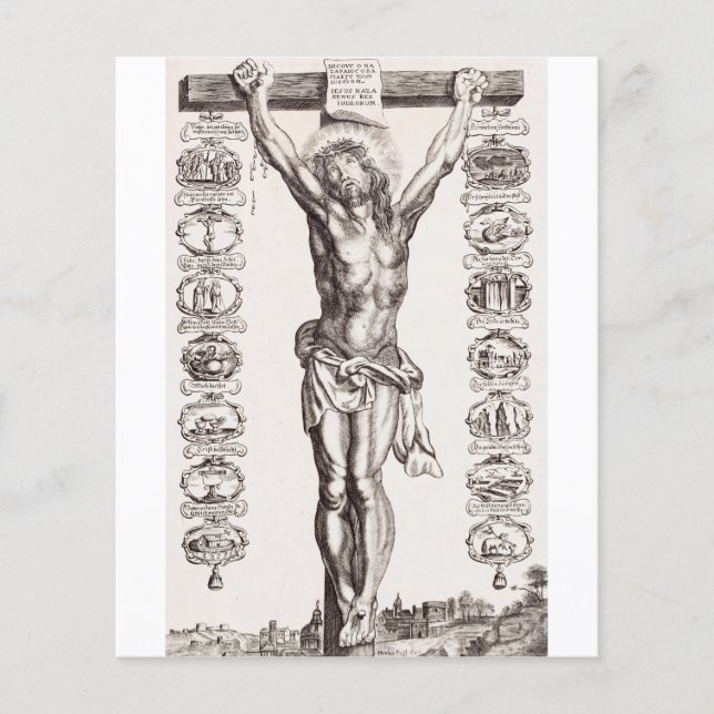 Passion of Jesus crucifixion of Christ (Front)