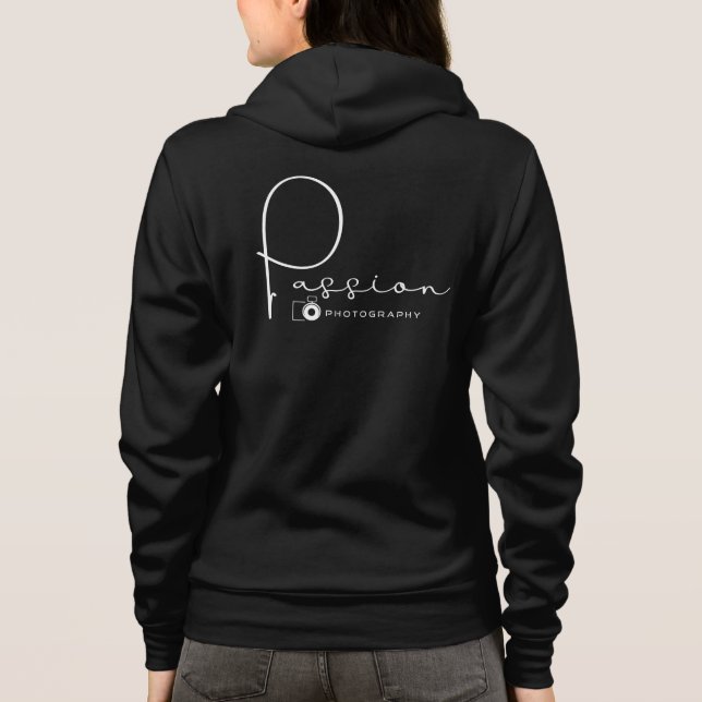 Passion Photography, Photography Lovers, Camera  Hoodie (Back)