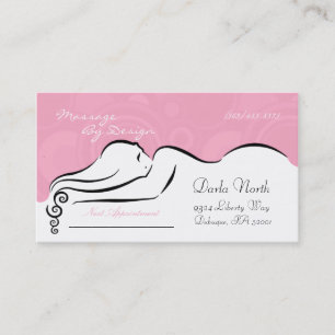 Passion Pink Darla  Business Cards
