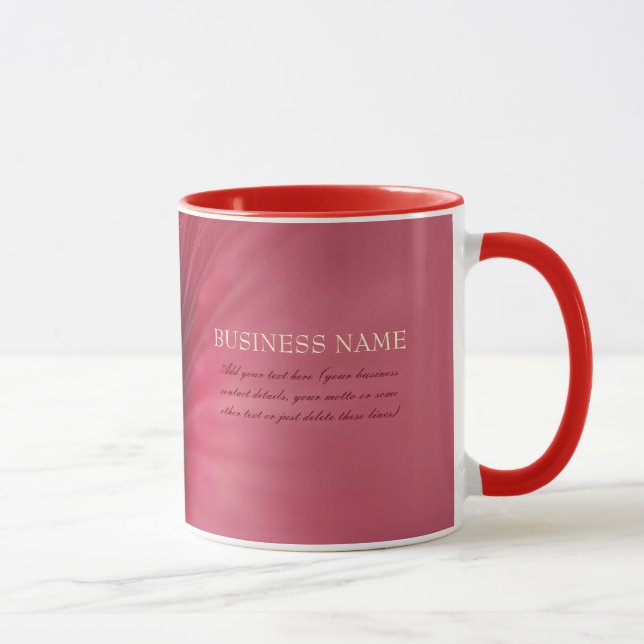 Passion Red Flower Mug (Right)