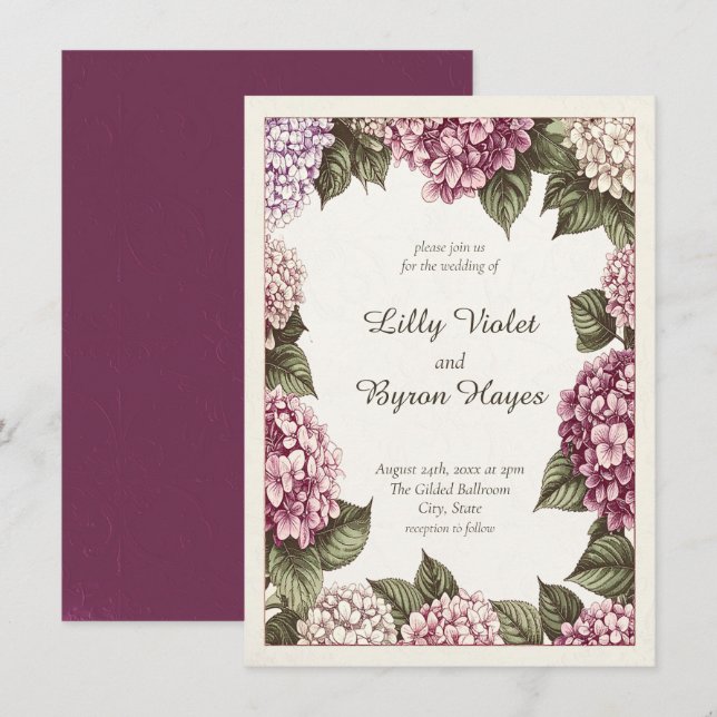PASSION | Wedding Invite (Front/Back)