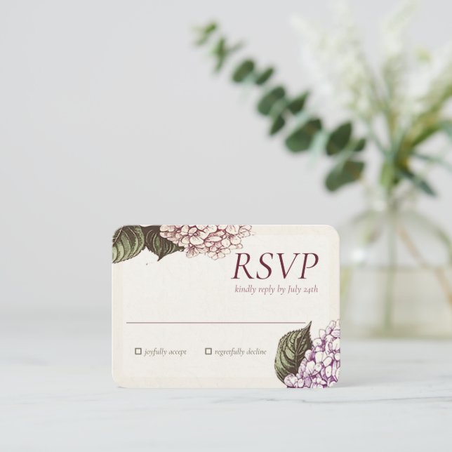 PASSION | Wedding Invite RSVP (Standing Front)