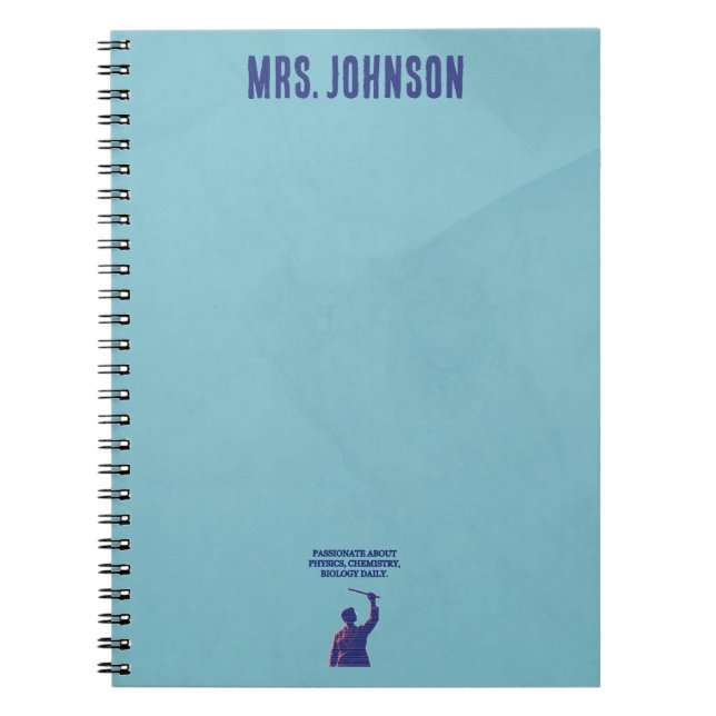 Passionate About Physics Chemistry Biology Daily Notebook (Front)
