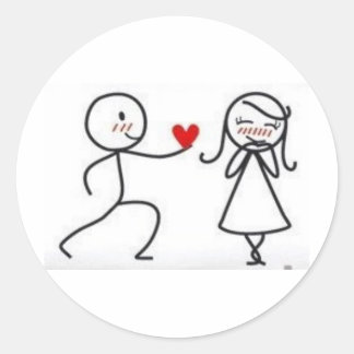 passionate dolls classic round sticker