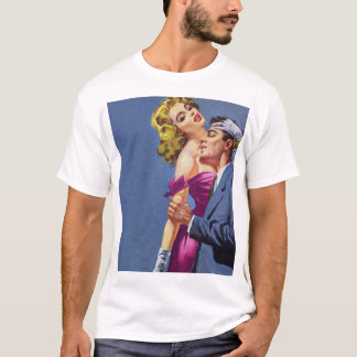 Passionate Lovers Vintage Pulp Magazine Cover Art T-Shirt