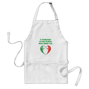 Passionate Loving Italian Mom Inside Out Standard Apron