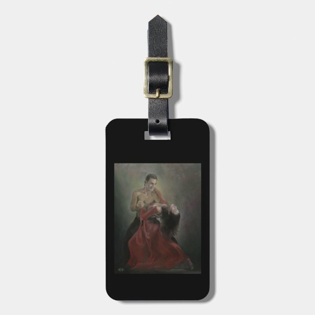 Passionate Paso Doble Luggage Tag (Front Vertical)