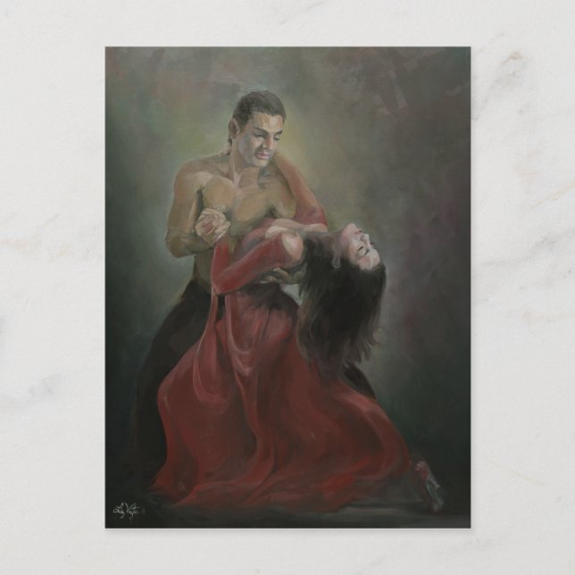 Passionate Paso Doble Postcard (Front)