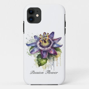Passionate Purple Passion Flower Case-Mate iPhone Case