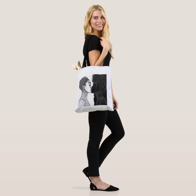 passionate woman tote bag (On Model)