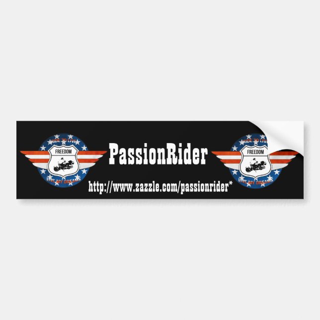 PassionRider car sticker (Front)