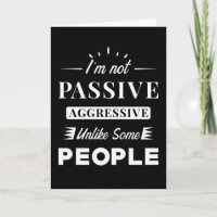 Passive Aggressive