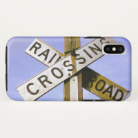 Passive Railroad Crossing Crossbuck Sign