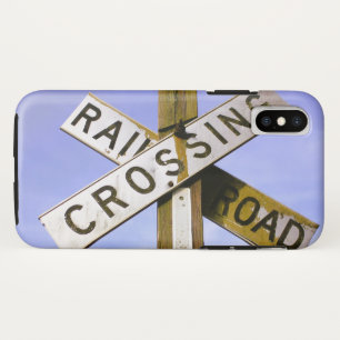 Passive Railroad Crossing Crossbuck Sign Case-Mate iPhone Case