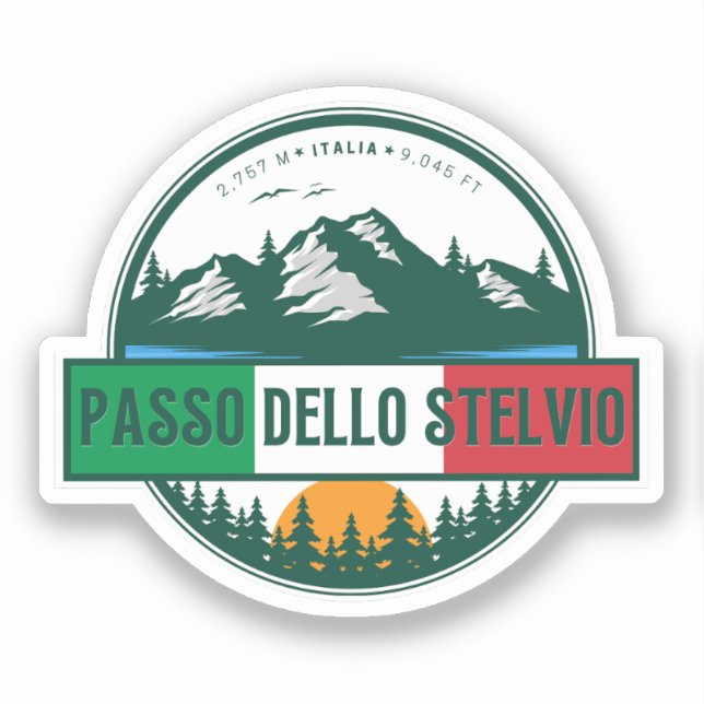 passo dello stelvio - stelvio pass italian Mountai (Front)