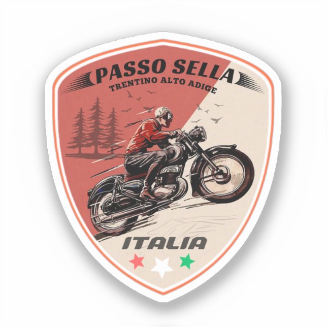 passo Sella italian Mountains motorcycle (Front)
