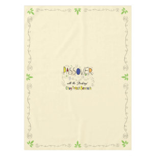 Passover 52/70" Tablecloth "Passover Chag Sameach"