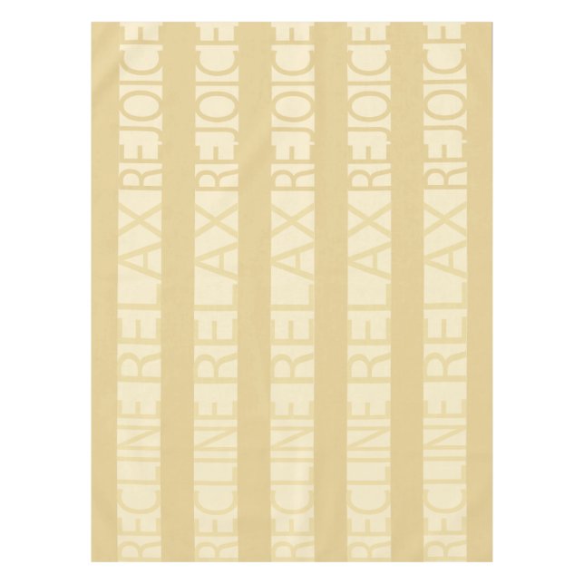 Passover 52/70" Tablecloth "RRR/Tans" (Front)