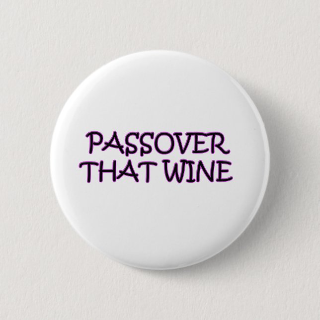 PASSOVER 6 CM ROUND BADGE (Front)