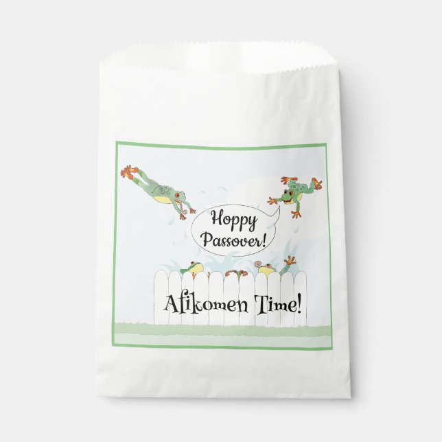 Passover "Afikomen Time" Goodie Favour Bag (Front)