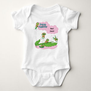 Passover Baby Girl Bodysuit "Hoppy Passover"