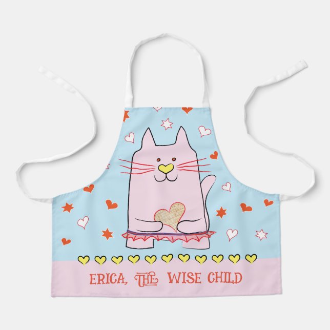 Passover Ballet Cat Apron (Front)