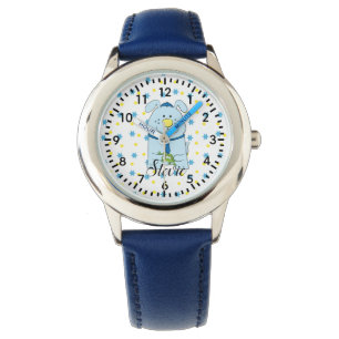 Passover Blue Dog with Frog Watch Personalise