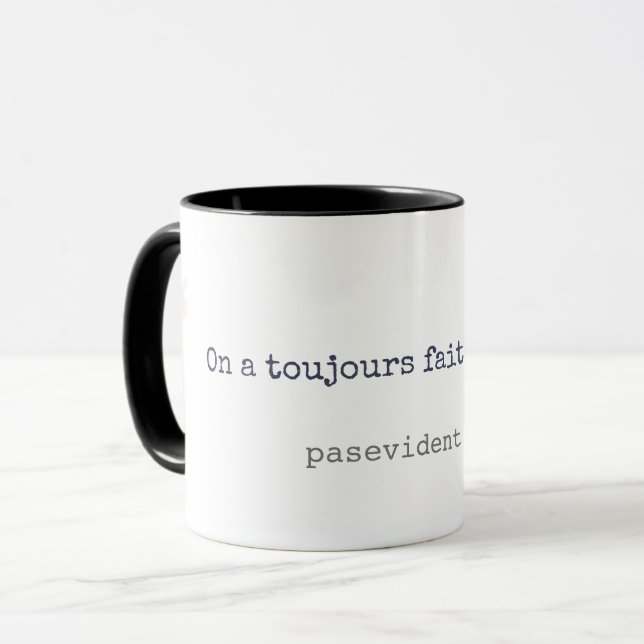 Passover cup.be - We always did like this Mug (Front Left)