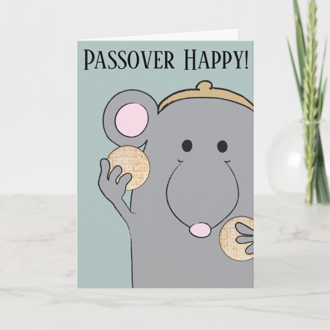 Passover Greeting Card "Matzah, Matzah" (Front)
