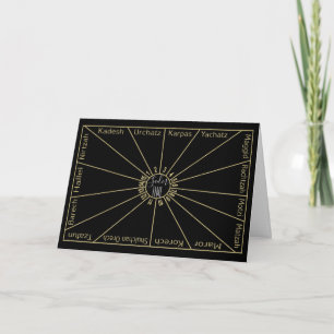 Passover Greeting Card "Passover Seder Time"