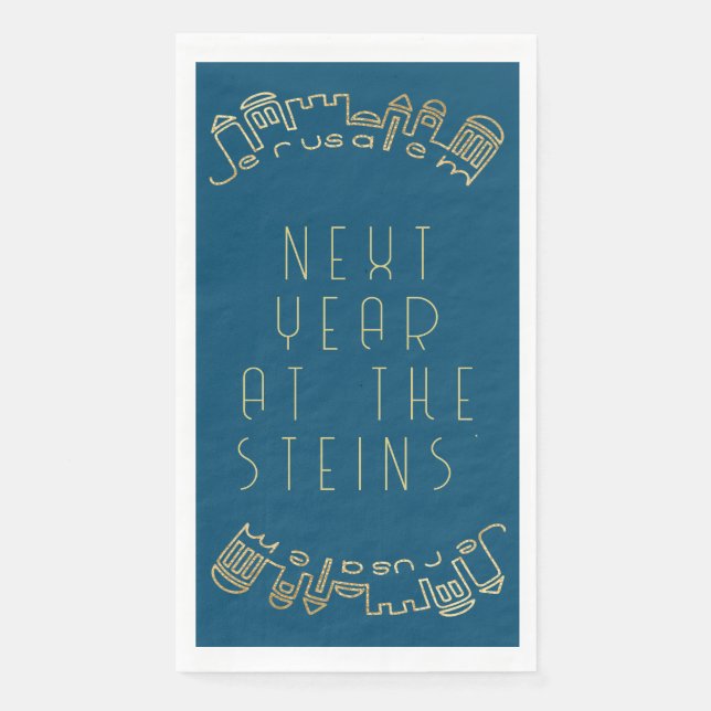 Passover Guest Towel Napkins Next Year at The... (Front)