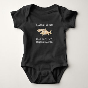 Passover Matzah Shark Kids'Baby Bodysuit