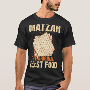 Passover Matzah The Original Fast Food Meal Seder T-Shirt