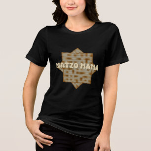 Passover Matzo Mama Matzo Ball Tri-Blend Shirt