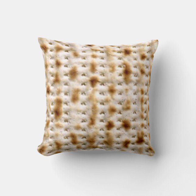 Passover Matzo Throw Pillows! Cushion (Front)