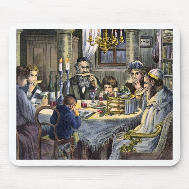 passover meal mouse pad (Front)