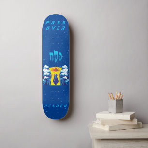 Passover Moses & Israelites' exodus from Egypt Skateboard