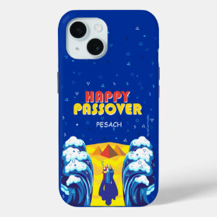 Passover Moses & Israelites' Exodus Pop Art Paint iPhone 15 Case