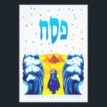 Passover Moses & Israelites' Exodus Pop Art Paint Photo Print<br><div class="desc">Passover Poster Decorated with Pop Art Modern Abstract Illustration Colourful Poster for Passover is the Jewish holiday of freedom, commemorating the Israelites' exodus with Moses from slavery in Egypt. Each spring, Jewish people from around the world recount Passover's watershed story of redemption at a festive meal called the Seder. Passover...</div>