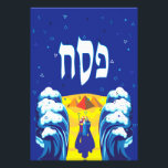 Passover Moses & Israelites' Exodus Pop Art Paint Photo Print<br><div class="desc">Passover Poster Decorated with Pop Art Modern Abstract Illustration Colourful Poster for Passover is the Jewish holiday of freedom, commemorating the Israelites' exodus with Moses from slavery in Egypt. Each spring, Jewish people from around the world recount Passover's watershed story of redemption at a festive meal called the Seder. Passover...</div>