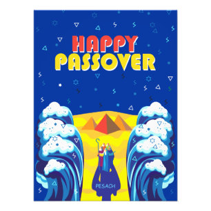 Passover Moses & Israelites' Exodus Pop Art Paint Photo Print