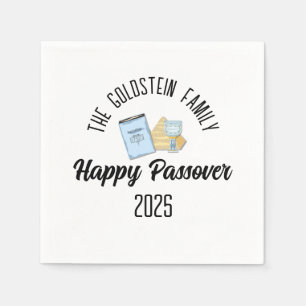 Passover Personalised Family Name  Napkin