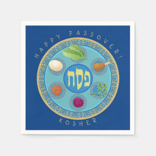 Passover Plate Kosher Pesach Napkin
