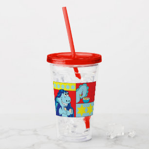 Passover Red Acrylic Tumbler 16 oz Sedersaurus