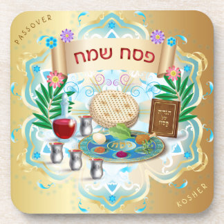 Passover Seder Pesach Jewish Holiday Coaster